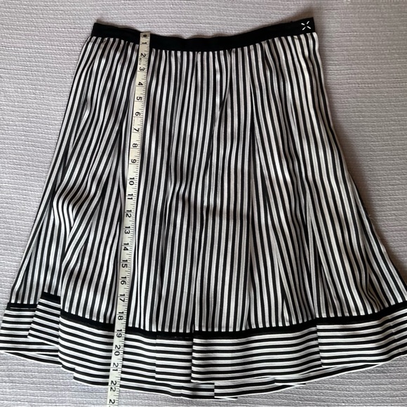 Max Studio pleated skirt with underskirt. Size 2. - Picture 3 of 6
